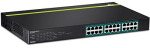 24 x RJ-45 Gigabit LAN, 48 Gbps, PoE+
