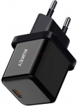 Aukey Mini charger PA-F5 OEM Black 1xUSB-C 20W PD Power Delivery