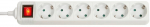 Lindy 6 Port socket strip 73103 - 1.4 m