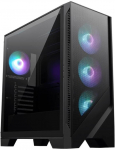 MSI MAG FORGE 320R AIRFLOW computer case Micro Tower Black, Transparent