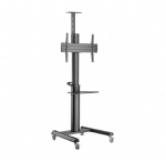 Gembird Aluminum TV Floor Stand with Wheels 37-70" Black