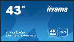 iiyama LED-Display ProLite LH4341UHS-B2 - 109 cm (43") - 3840 x 2160 4K
