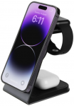 Fixed MagPowerstation ALU Stand with Wireless Charging 3 in 1