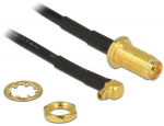 DELOCK HF Adapter RP-SMA zum Einbau -> MMCX 90 320mm