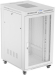 Lanberg Free-standing installation rack cabinet 19 inches 27U 800x1000 perforated doors LCD gray (Flat pack)