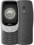 Nokia 3210 4G (2024) (TA-1618) | Grunge Black | 2.4 " | TFT | 128 MB | 64 MB | Dual SIM | Bluetooth | 5 | Main camera re