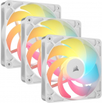 Corsair RS Series RS120-R ARGB PWM Reverse Fan 3-Pack 120mm White