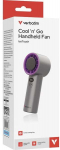 Verbatim Cool n Go IceTouch portable fan (gray/violet)
