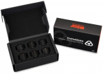 Thermal Grizzly DeltaMate Compression Fitting, Brass, G1/4" Thread, Black, ST13, 6-Pack