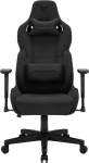 SENSE7 Sentinel PC gaming chair, upholstered seat, black