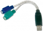 DIGITUS USB to PS2 Adaptor