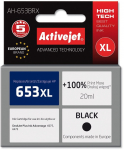 Activejet AH-653BRX ink (replacement for HP 653XL 3YM75AE; Premium; 720 pages; black)