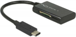 USB 3.1 Gen 1 Card Reader USB Type-C male 4 Slots
