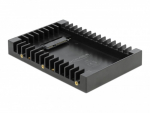 DELOCK 3.5 Einbaurahmen f&uuml;r 2.5 SATA Laufwerk schwarz