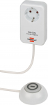 Brennenstuhl Eco-Line Switch White 1x Socket