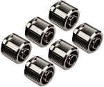 EK Water Blocks EK-Quantum Torque STC 10/16 - 6er-Pack, silber