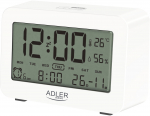 Adler Alarm Clock AD 1196w with Alarm Function, White