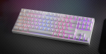 Genesis | Mechanical Gaming Keyboard | THOR 404 TKL RGB | White | Mechanical Gaming Keyboard | Wired | US | USB Type-A |