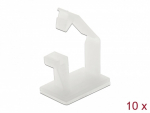 Delock KBI self-adhesive with locking clip natural 10 pcs