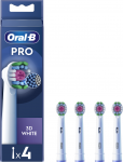 Oral-B EB18-4 3D White Pro Replaceable Toothbrush Heads 4 Pack