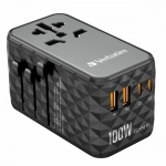 Verbatim UTA-06 100W Universal Reise Ladeadapter GaN III