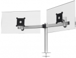 DURABLE Monitorhalterung PRO 2 Mon. Tischdurchf&uuml;hrung silber