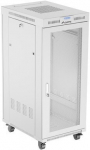 Lanberg Free-standing installation rack cabinet 19 inches 27U 600x800 perforated doors LCD gray (Flat pack)
