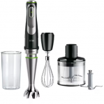 Braun | Hand Blender | MQ9135XI MultiQuick 9 | Hand Blender | 1200 W | Number of speeds 3 | Black/Stainless Steel
