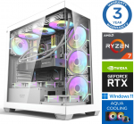 INTOP AQUA Ryzen 7 7700X 32GB DDR5 1TB SSD M.2 NVME+2TB RTX5060Ti 16GB WIN11