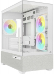 Sharkoon MK7 ARGB mATX 2xGlass white case