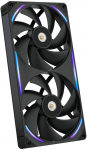 NZXT F280X RGB 280mm fan LCP rotor hybrid bearing aRGB black