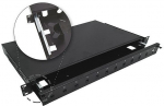 Alantec 12xSC simplex/12xLC duplex 19"1U tel. FO panel+mount