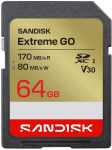 Card Extreme SD UHS-I 64GB 170MB/s/80MB/s