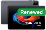 TCL Renewed Grade A | Tab 10 (Gen2) 10.4 | Space Gray | 64 GB | Android