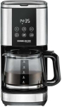 Rommelsbacher Sunny FKM 1000 Filter Coffee Machine (stainless/black, glass carafe)