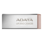 ADATA UR350 USB flash drive 256 GB USB Type-A 3.2 Gen 1 (3.1 Gen 1) Brown, Stainless steel