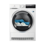 Kuivati Electrolux soojuspumbaga, auruprogrammid, 9 kg, valge