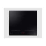 Pliidiplaat Samsung, 4 x induktsioon, 60 cm, must, faasitud esiserv