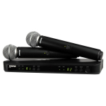 Shure BLX288E/SM58-H8E - wireless system with receiver and two SM58 microphones