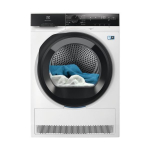 Kuivati Electrolux soojuspumbaga, Steamcare, 9 kg, inverter, valge