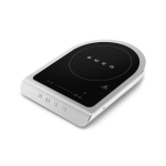 Lauapealne pliidiplaat Smeg, 1x induktsioon, 2100w, matt valge