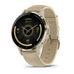 Garmin 010-02785-55 smartwatch / sport watch 3.05 cm (1.2") AMOLED 41 mm Digital 390 x 390 pixels Touchscreen Gold Wi-Fi GPS (sa