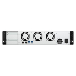Qnap TS-855eU-8G, 2U, 8 x 2.5"/3.5" SATA, Intel Atom C5125 8C/8T, 8 GB SODIMM DDR4 (max. 64GB ), 2 x 2.5GbE, Single PSU