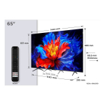 TCL P8K 65P8K TV 165,1 cm (65") 4K Ultra HD Smart TV Wi-Fi Metallic 350 cd/m&sup2;