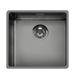 Valamu Smeg Mira, 50 cm, alt monteeritav, v&auml;&auml;risteras, must