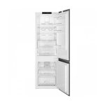 K&uuml;lmik Smeg, integreeritav, 178 cm, 185/69 l, 38 dB, puutetundlik, Total NoFrost, valge