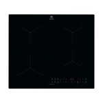 Pliidiplaat Electrolux, 4 x Induktsioon, 60 cm, Hob2Hood, must, l&otilde;igatud servad
