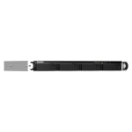 QNAP TS-464eU NAS Rack (1U) Intel&reg; Celeron&reg; N5095 8 GB DDR4 0 TB QNAP Turbo System Aluminium, Black