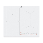 Pliidiplaat Electrolux, 4 x induktsioon, 60 cm, valge, faasitud esiserv