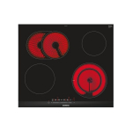 Siemens ET675FNP1E hob Black, Stainless steel Built-in Ceramic 4 zone(s)